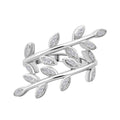 Lustro Stella Weißer Zirkonia Ring 925 Silber rhodiniert (Größe 17.00)