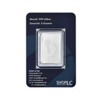 EXKLUSIVES GESCHENK - 999er Silber Fußabdrücke Silberbarren, 5,00g