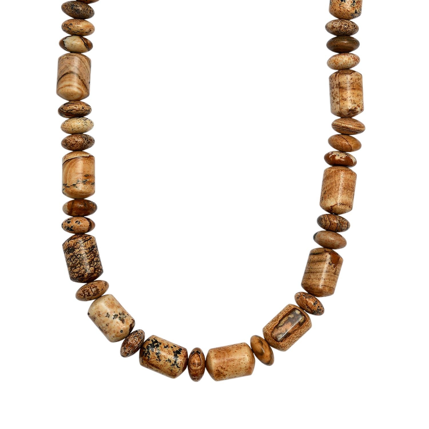 Bild Jasper Halskette ca. 45 cm 316L Edelstahl ca. 250.00 ct