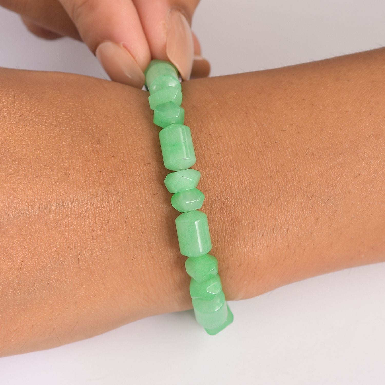 Grüner Aventurin Armband Flexibel cm ca. 120.00 ct