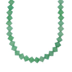Grüner Aventurin Halskette ca. 50 cm mit 2.5 cm extender, Nickelfreies Messing platiniert ca. 250.00 ct