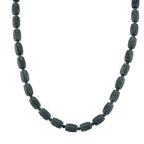 D'Joy Natürlicher Olmek Jadeit Halskette ca. Flexibles cm 925 Silber Rhodiniert ca. 470,00 ct.