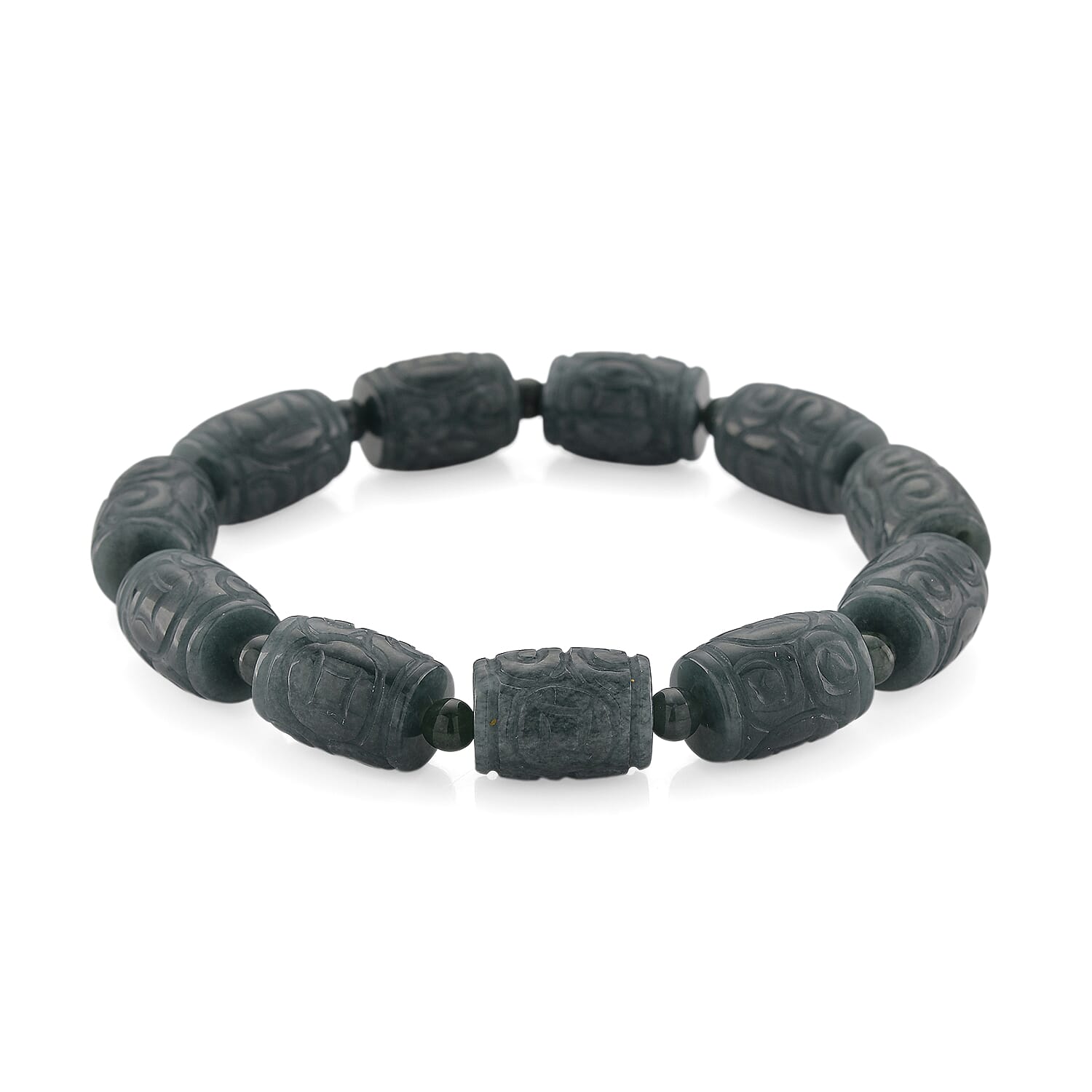 Natürlicher Olmek Jadeit Armband Flexibles cm ca. 210,00 ct.