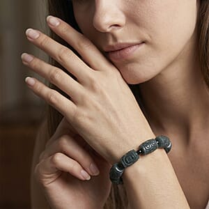 EXTREM SELTEN Natürlicher Olmek Jadeit Typ A Armband Flexibles cm ca. 210.00 ct