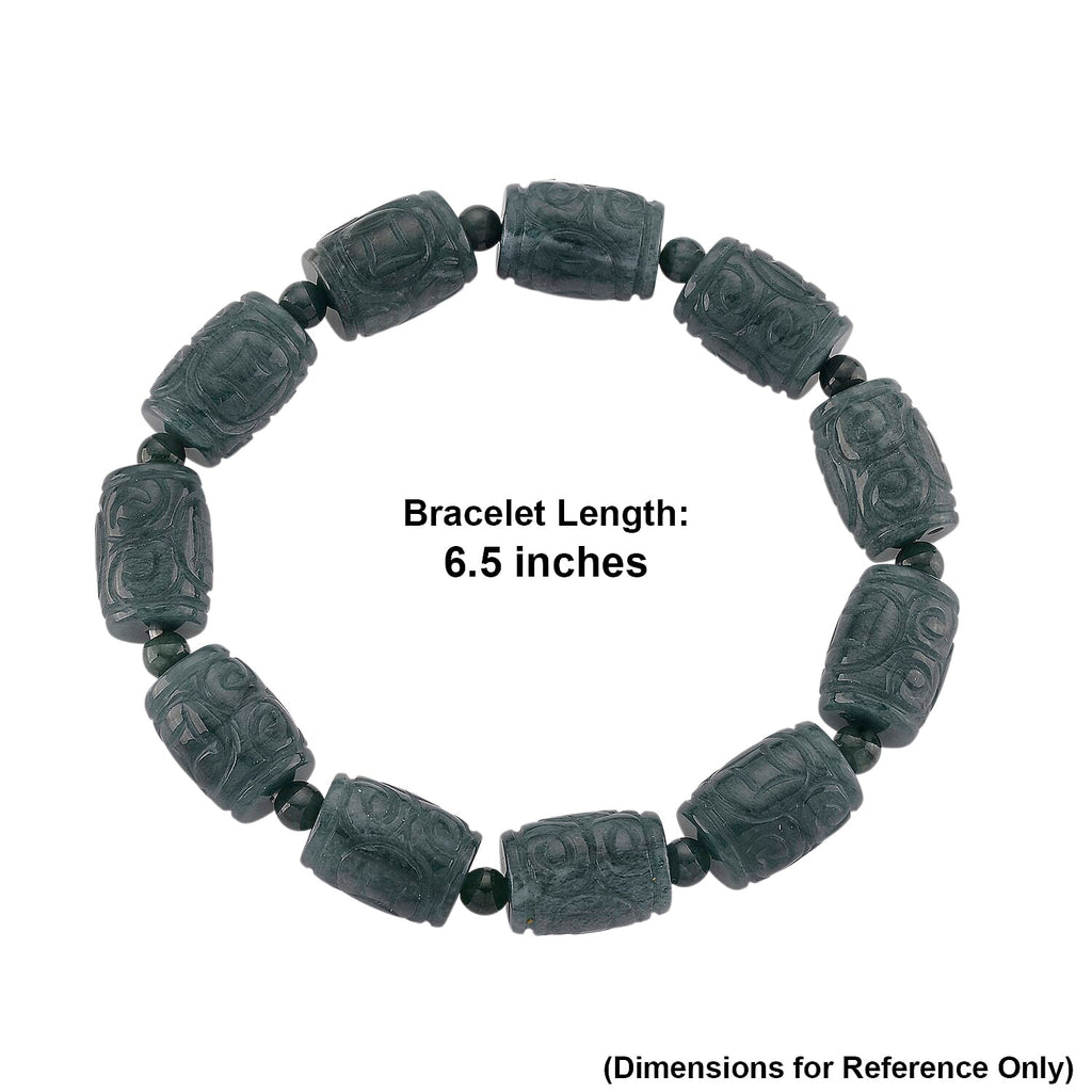Natürlicher Olmek Jadeit Armband Flexibles cm ca. 210,00 ct.