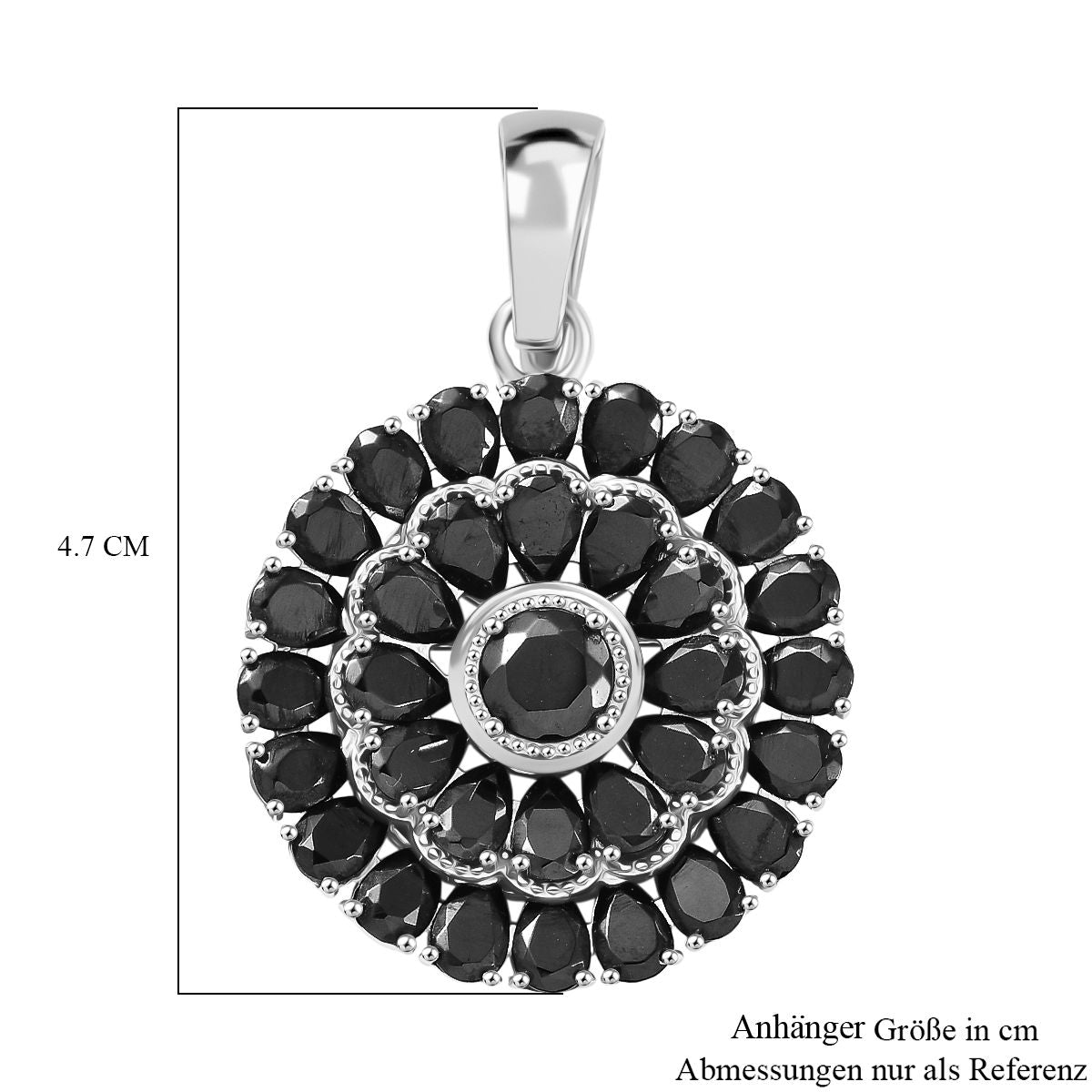 Elite Shungit Anhänger 950 Kupfer ca. 8.32 ct