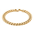 Panzer 316L Edelstahl Armband ca. 19 cm ca. 23,00g, Goldfarben