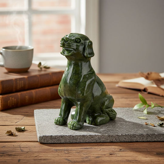 Handcraffed Hund Figurine -one