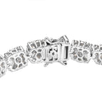D'Joy Moissanit Armband ca. 19 cm 925 Silber rhodiniert ca. 17,12 ct.