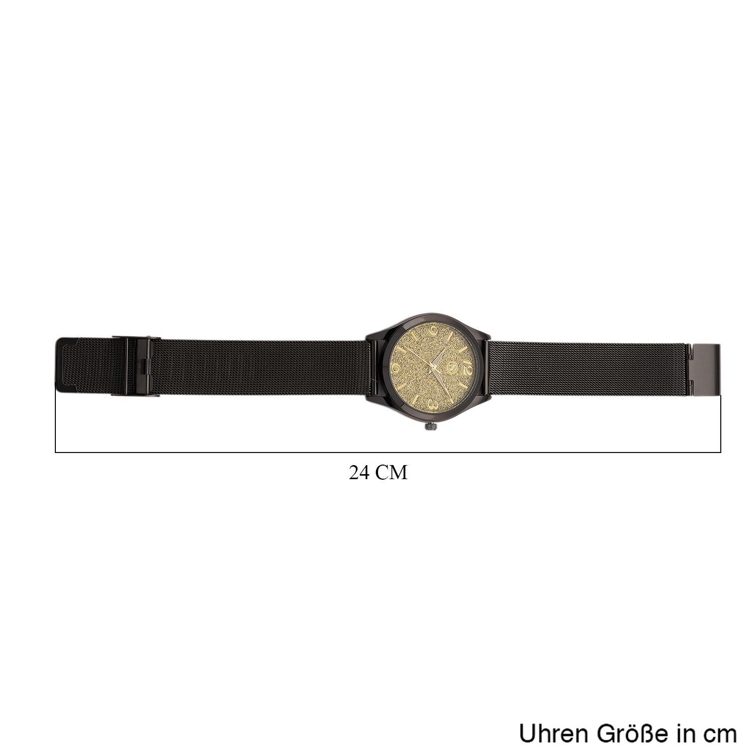 Schwarz-gold