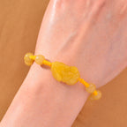 Honig Jade Armband Flexibles  ca. 60.00 ct
