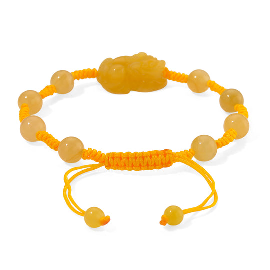 Honig Jade Armband Flexibles  ca. 60.00 ct