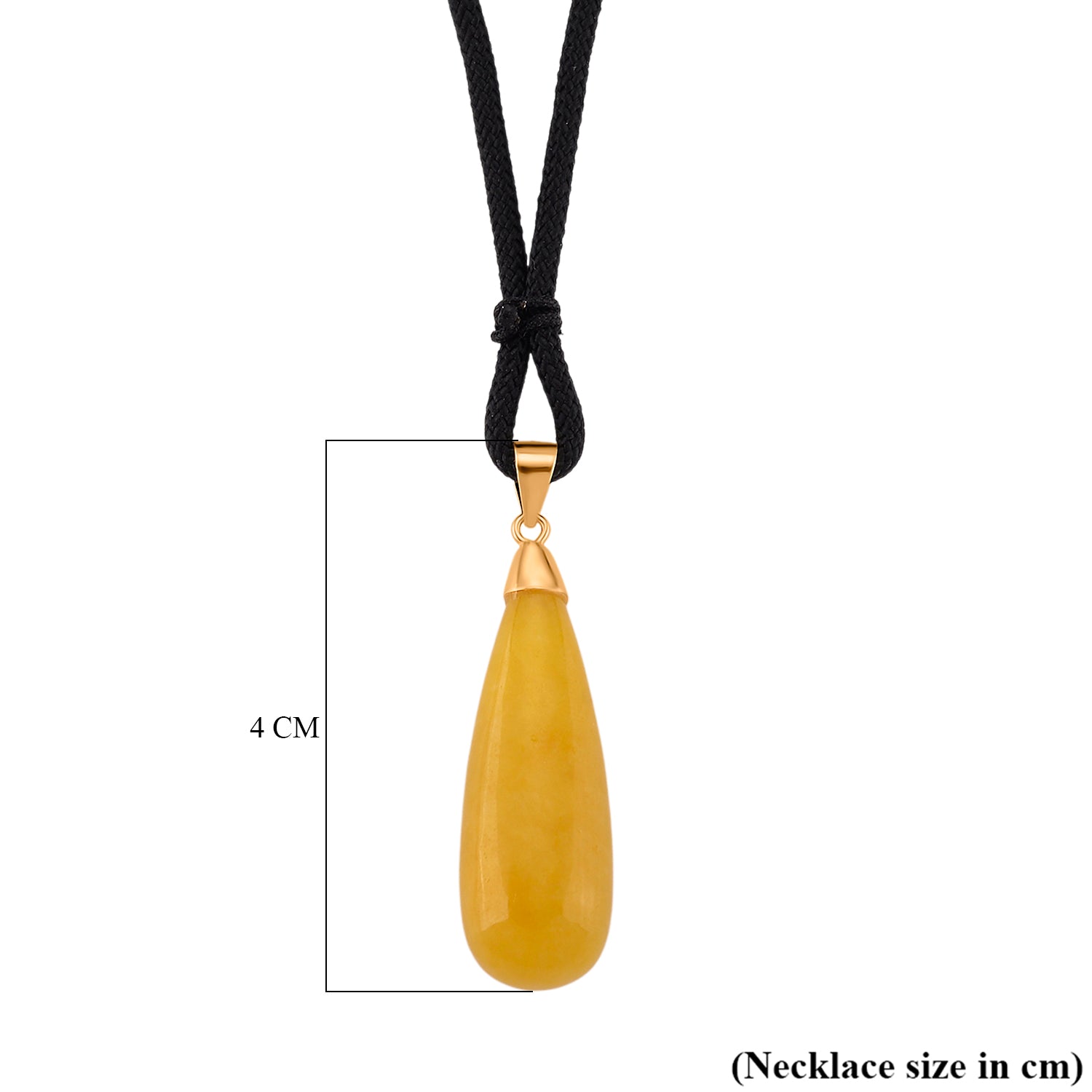 D'Joy Honig Jade Halskette ca. Flexibles cm 925 Silber Vergoldet ca. 30.00 ct