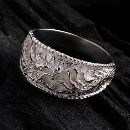Royal Bali - 925 Silber Ring (Größe 21.00) ca. 8,18g