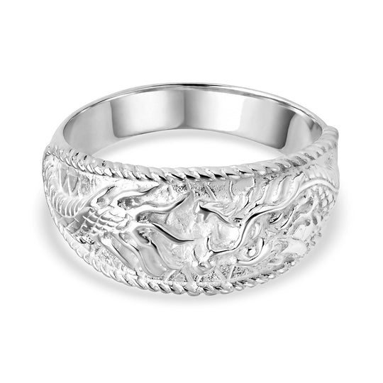 Royal Bali - 925 Silber Ring (Größe 21.00) ca. 8,18g