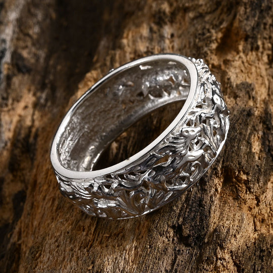 925 Silber Ring (Größe 18.00) ca. 5,00g
