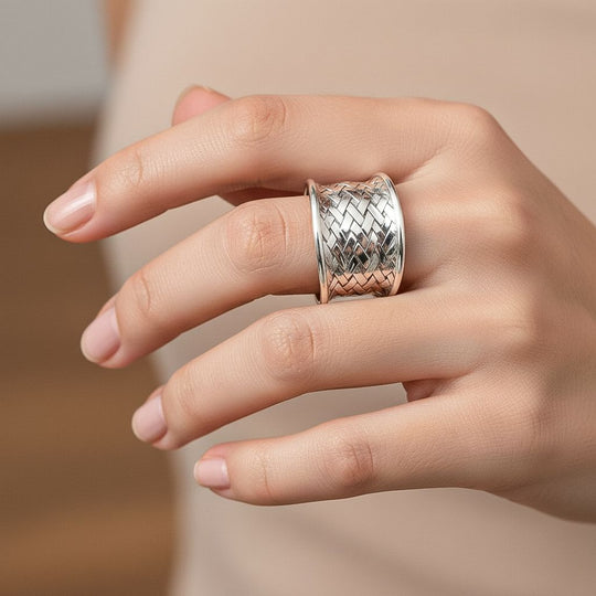 D'Joy 925 Silber Ring (Größe 18.00) ca. 6,72g