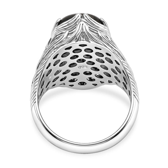 D'Joy Royal Bali AAA Labradorit Ring 925 Silber (Größe 21.00) ca. 10.16 ct