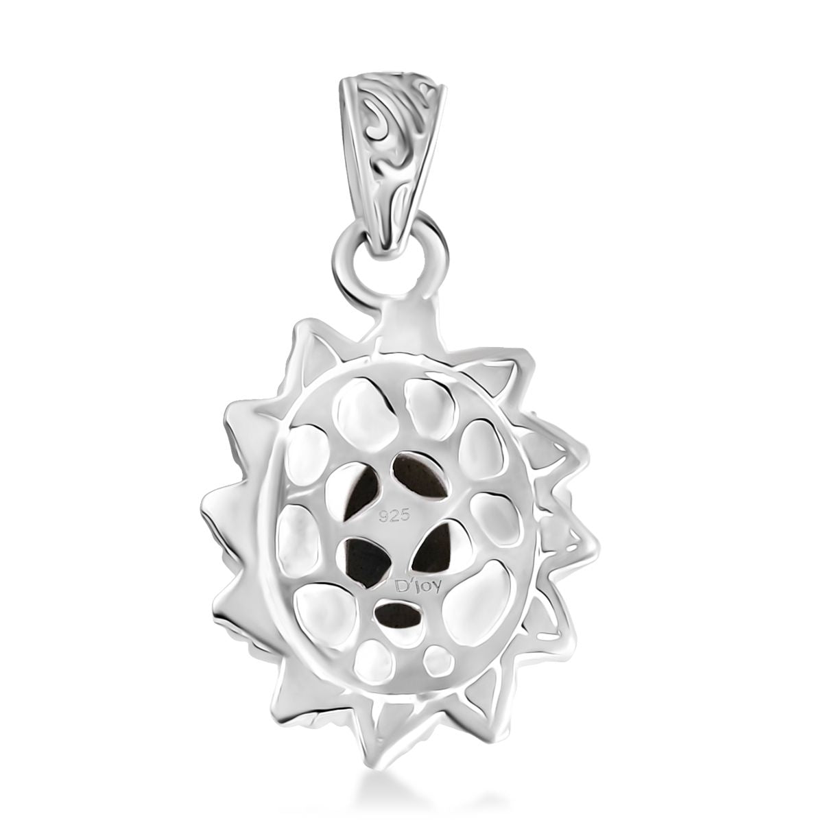 D'Joy Labradorit Anhänger 925 Silber ca. 5.96 ct