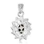 D'Joy Labradorit Anhänger 925 Silber ca. 5.96 ct