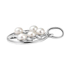 Süßwasser Perle (4-4.5 mm) Anhänger 925 Silber rhodiniert