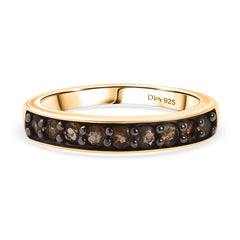 D'Joy AA Andalusit Ring 925 Silber 750 Gelb Vergoldet 