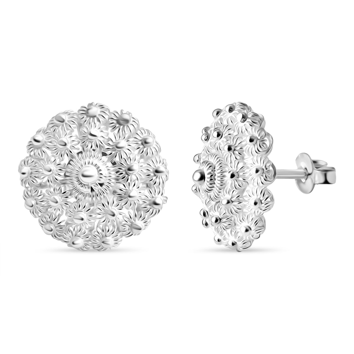 Royal Bali - 925 Silber Ohrringe