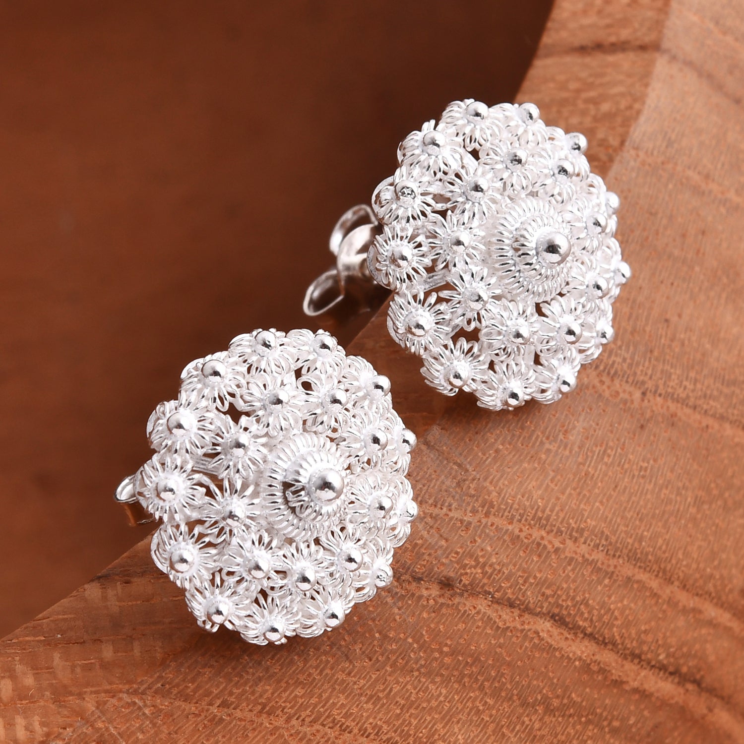 Royal Bali - 925 Silber Ohrringe