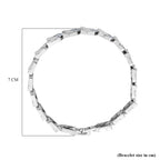 Weißer Kristall Armband ca. 19 cm Standard