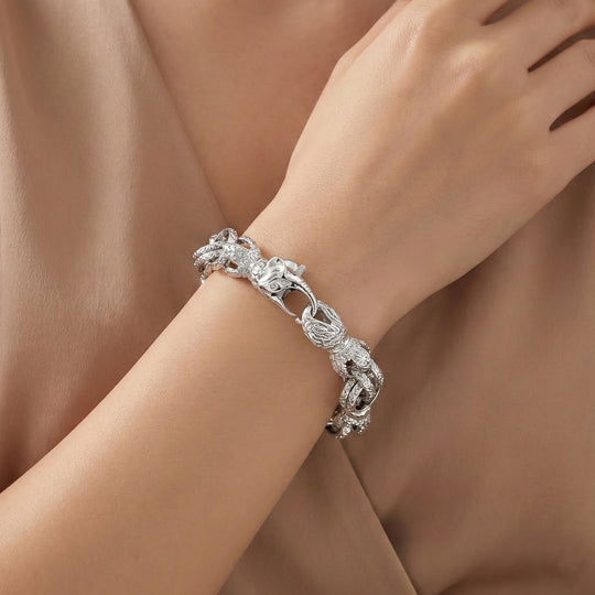 D'Joy 925 Silber Armband ca. 20 cm ca. 78,90g
