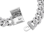 Weißer Kristall Armband ca. 19 cm