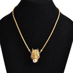 Royal Bali - DJoy AAA Goldene Südsee Perle (11-12 mm) Halskette ca. 45 cm, 925 Silber, Gold Vermeil 10.38 ct