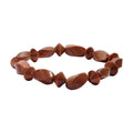 Gold Sandstein Armband Flexibel (18 cm), ca. 100.00 ct