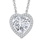 RADIANTA GRA zertifiziert Moissanit (D-VVS) Halskette ca. 45 cm 925 Silber rhodiniert ca. 3.74 ct