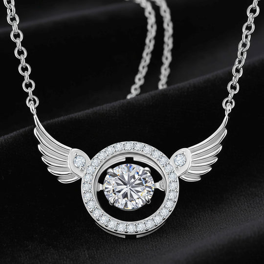 RADIANTA GRA zertifiziert Moissanit (D-VVS) Halskette ca. 45 cm 925 Silber rhodiniert ca. 1.09 ct
