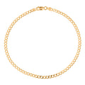 585 Gold Anklet ca. 25.5 cm ca. 1,10g
