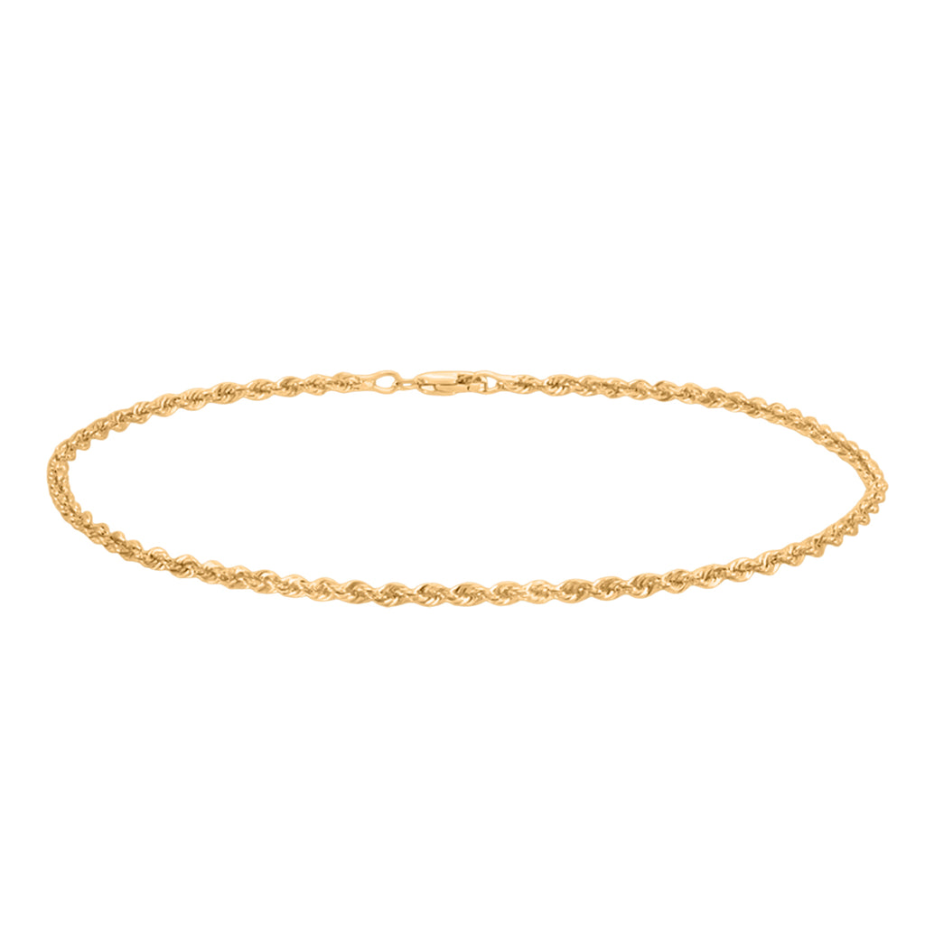 585 Gold Anklet ca. 25.5 cm ca. 1,00g