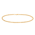 585 Gold Anklet ca. 25.5 cm ca. 1,00g