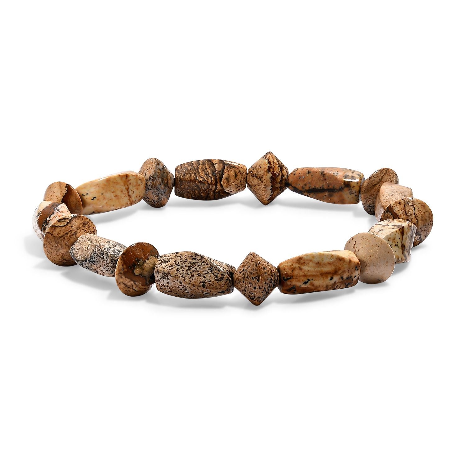 Bild Jasper Armband Flexibel (18 cm), ca. 94.00 ct