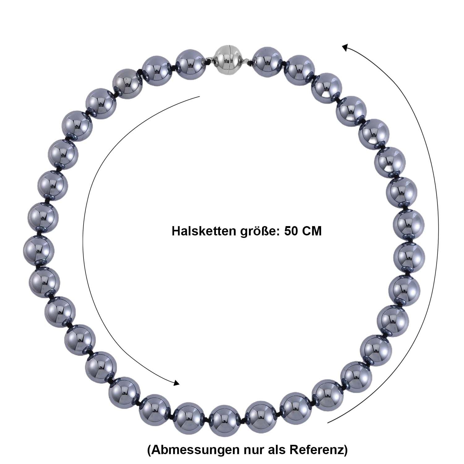 Terahertz Halskette ca. 50 cm 316L Edelstahl ca. 580.00 ct