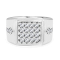 Lustro Stella Weißer Zirkonia Ring 925 Silber rhodiniert (Größe 17.00)