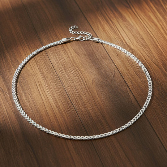 DESIGNER INSPIRIERT 3D Spiga Collier, ca. 50 cm, 316L Edelstahl