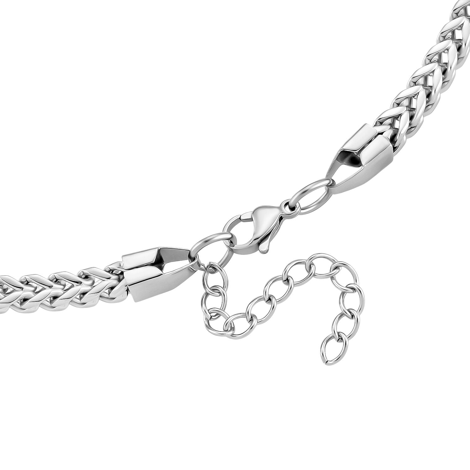 DESIGNER INSPIRIERT 3D Spiga Collier, ca. 50 cm, 316L Edelstahl