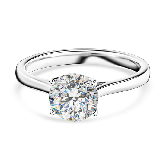 LUXURIANT DIAMOND - Lab Grown Diamant VS-EF IGI zertifiziert Ring 950 Platin (Größe 19.00) ca. 2.00 ct
