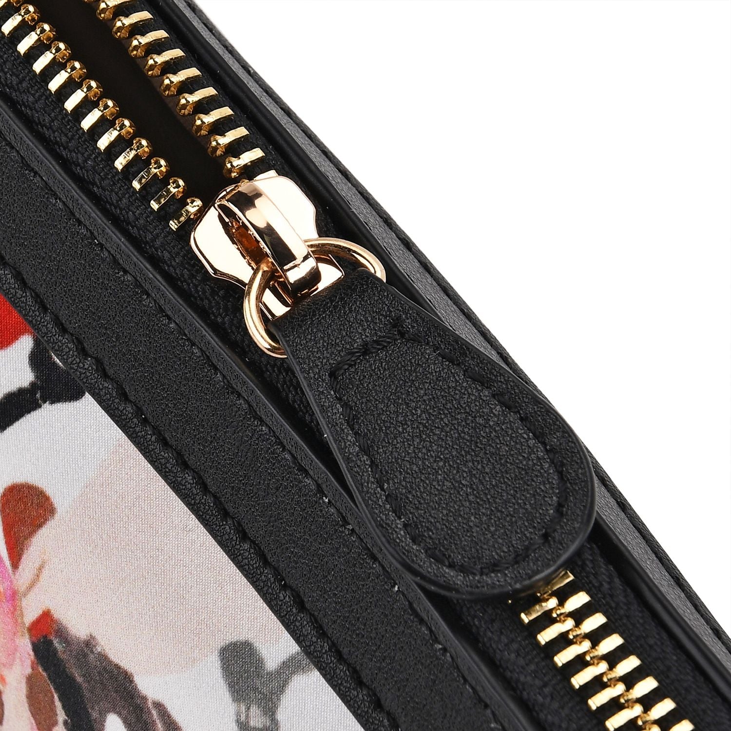 LA MAREY Signature - Seiden-Brokat-Crossbody-Bag, 24x6x14 cm, Grau Rosa