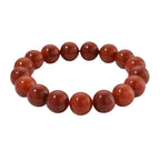 Rote Jade Armband, Flexibles, ca. 300,00 ct.