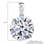 LUXURIANT DIAMOND - Lab Grown Diamant Anhänger 925 Silber Rhodiniert ca. 10,01 ct.