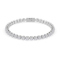 D'Joy Moissanit Armband ca. 20 cm 925 Silber rhodiniert ca. 10,57 ct.