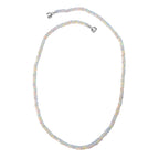 D'Joy Natürlicher, äthiopischer Welo Opal Halskette ca. 45 cm 925 Silber rhodiniert ca. 37.00 ct
