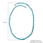 D'Joy Blauer Apatit Halskette ca. 45 cm 925 Silber rhodiniert ca. 98,00 ct.